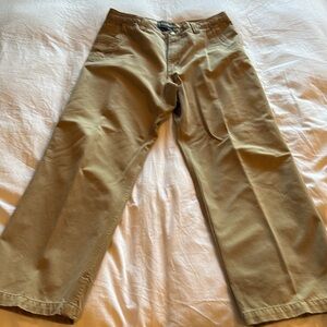 Mountain Khaki tan twill pants. Size 35x30.